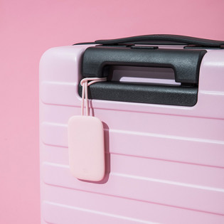 90 GO FUN Rhine-Flower suitcase Pink